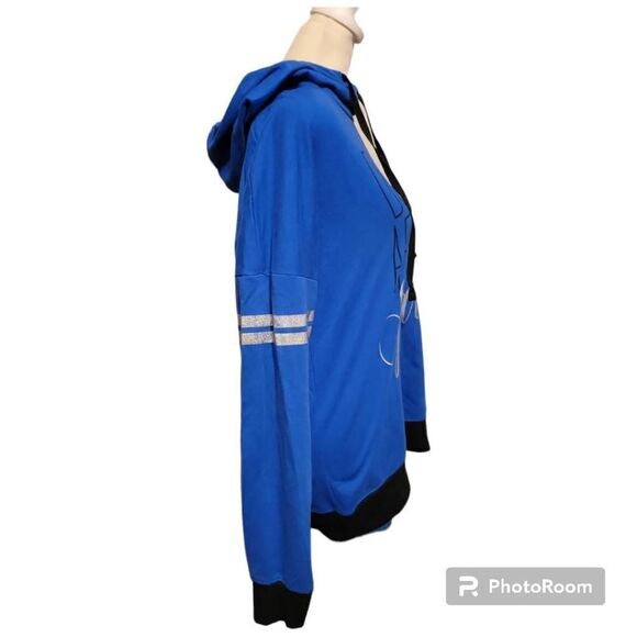 Material Girl Women's Hoodie Size Large ... "Don't be afraid to sparkle" - Picture 2 of 5